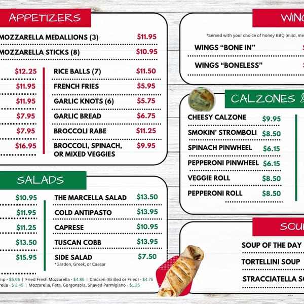 Giacomo's Digital Menu Page 4
