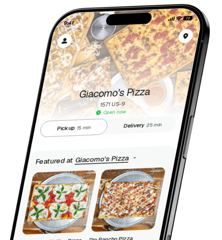 Giacomo's Pizza Cafe Spackenkill  app preview