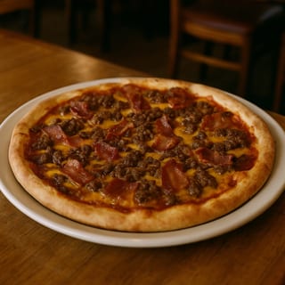 BBQ Bacon Cheeseburger Pizza