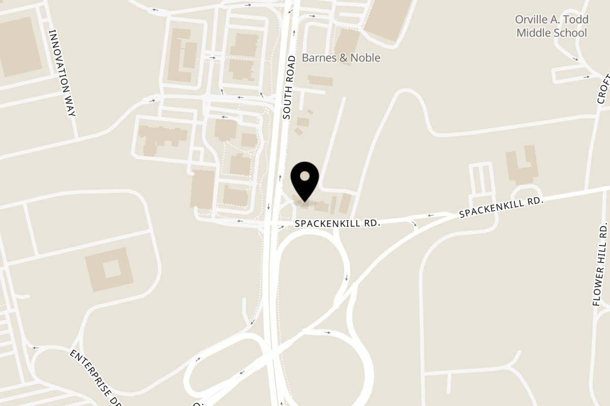 Map showing the location of Giacomo's Pizza 1 Spackenkill Rd on 1 Spackenkill Rd in Poughkeepsie
